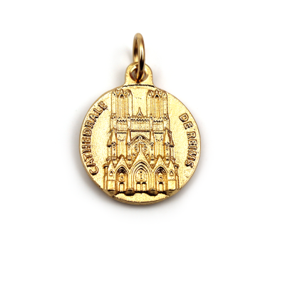 Médaille souvenir cathédrale de Reims
