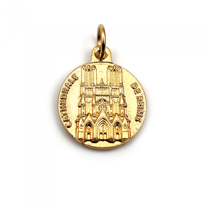 Médaille souvenir cathédrale de Reims