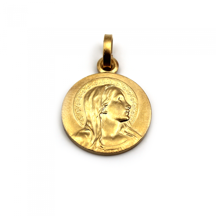 Medal haloed Virgin