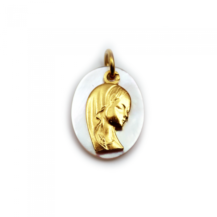 Médaille ovale Vierge