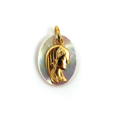 Médaille ovale Vierge