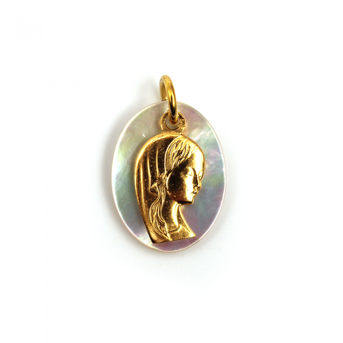 Médaille ovale Vierge