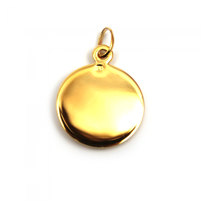 Médaille ange jouant de la harpe