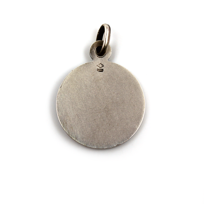 Médaille ange jouant de la harpe