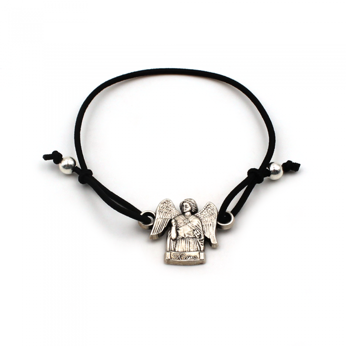 Bracelet Ange au sourire argenté