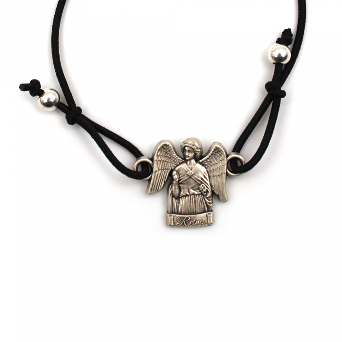 Bracelet Ange au sourire argenté