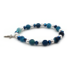 Rosary bracelet in blue