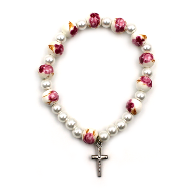 Bracelet dizainier perles céramique
