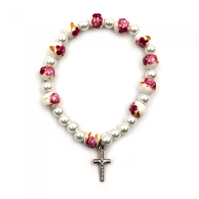 Bracelet dizainier perles céramique