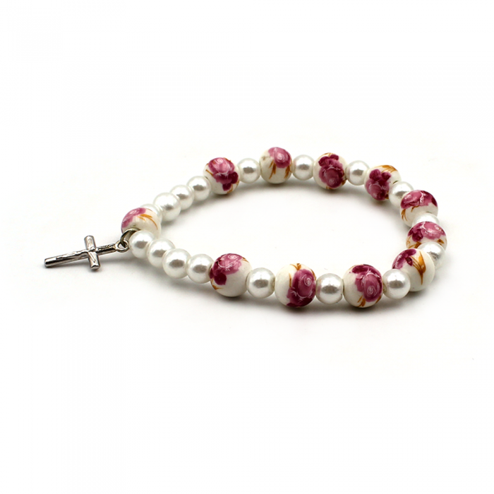 Bracelet dizainier perles céramique