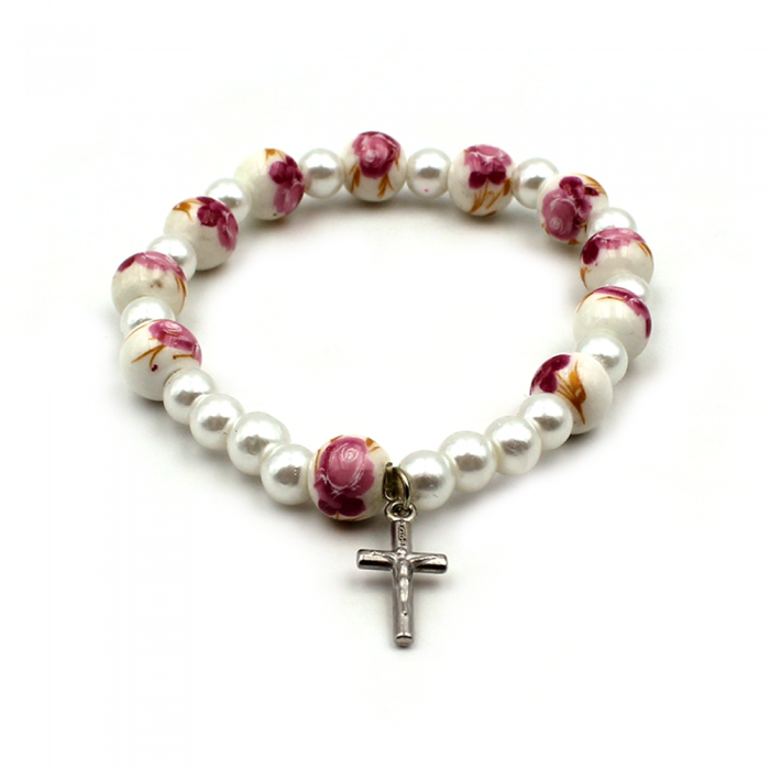 Bracelet dizainier perles céramique