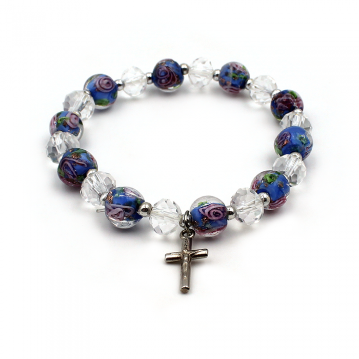Bracelet dizainier perles de verre