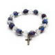 Rosary bracelet glass beads