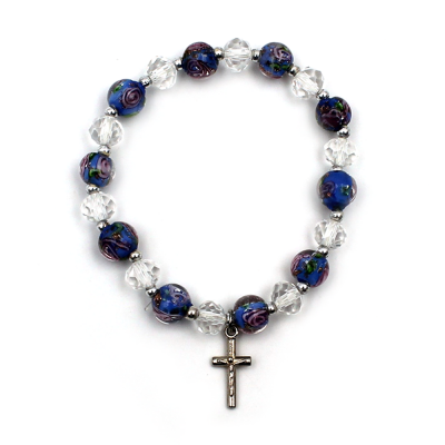 Bracelet dizainier perles de verre