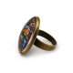 Bague ovale cabochon, Ange
