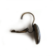 Boucles d'oreilles dormeuses ovales, Ange