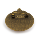 Broche, Ange au sourire et roses rouges
