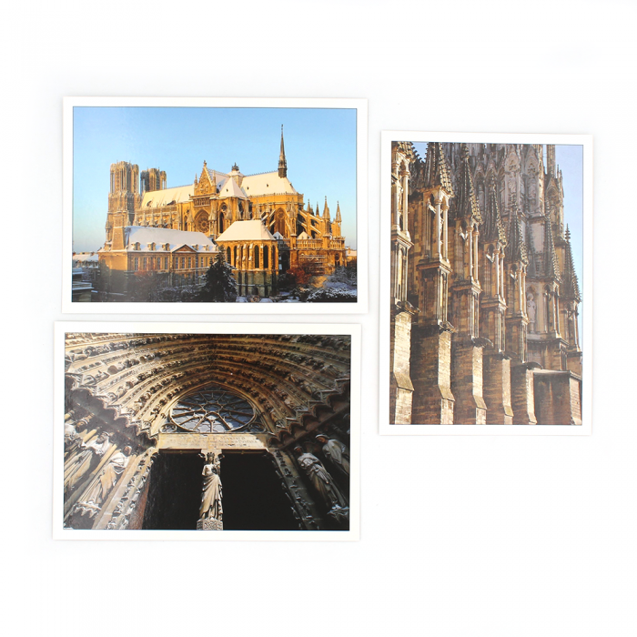Lot of 10 post cards featiuring the architecture