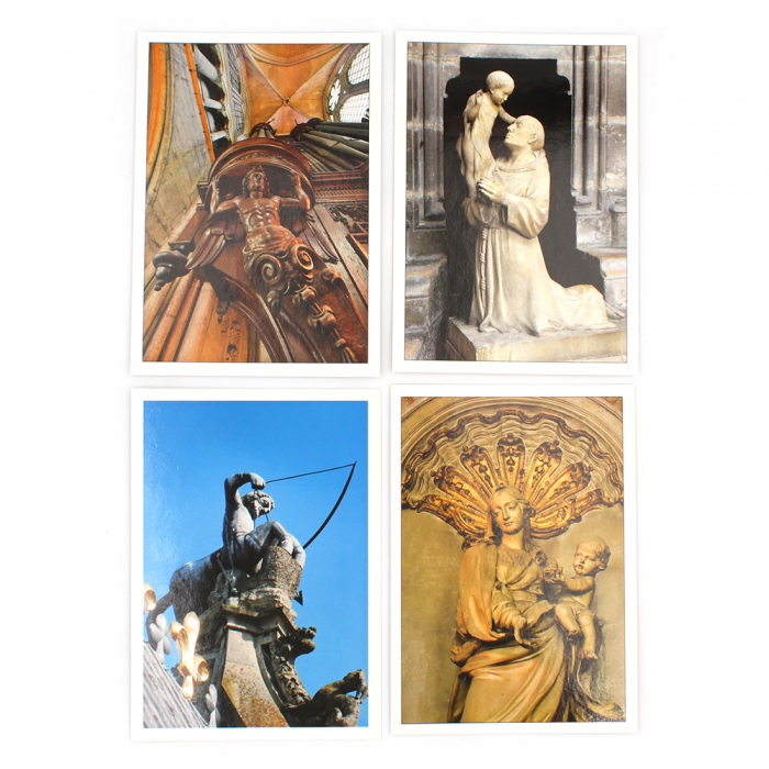 Lot de 10 cartes postales sur la statuaire
