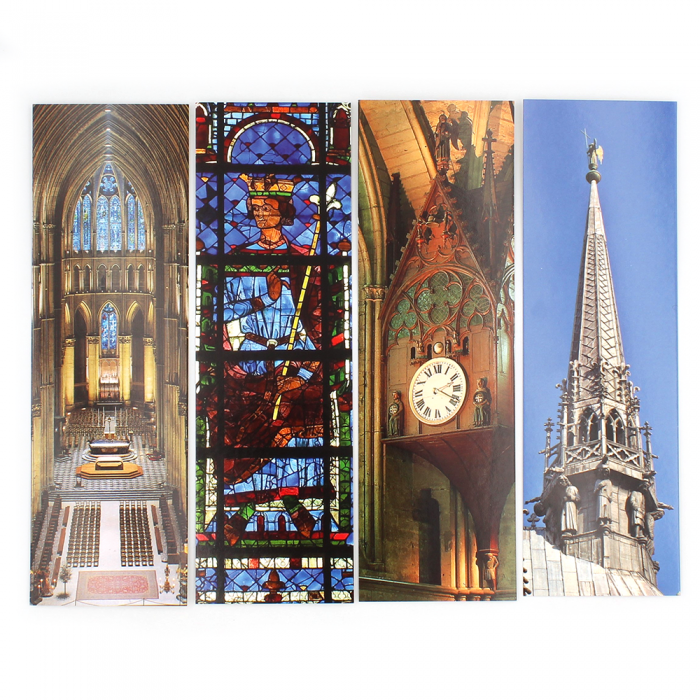 Lot de 10 marque-pages de la cathédrale 