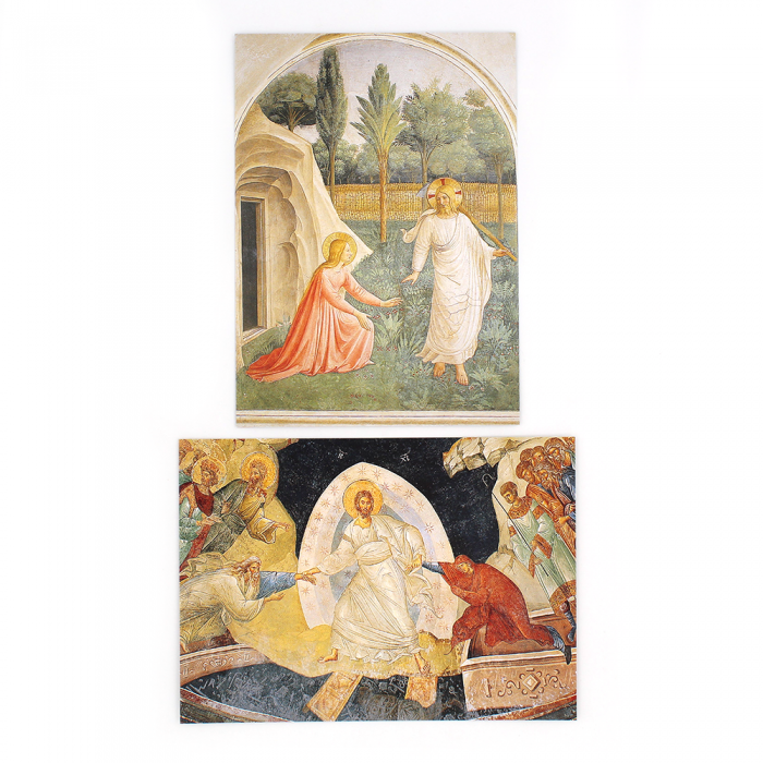 Lot de 5 cartes postales Jésus, visages de Dieu