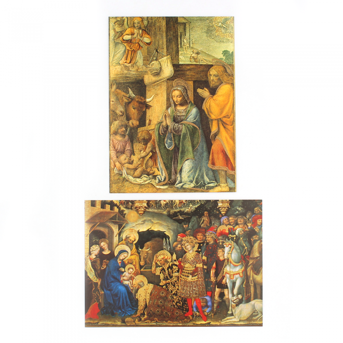 Lot de 5 cartes postales La Nativité