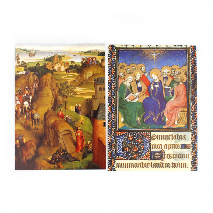 Lot de 5 cartes postales Pâques, un don de vie