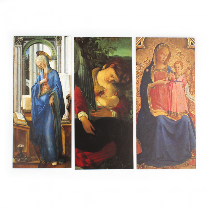 Lot de 5 marque-pages religieux