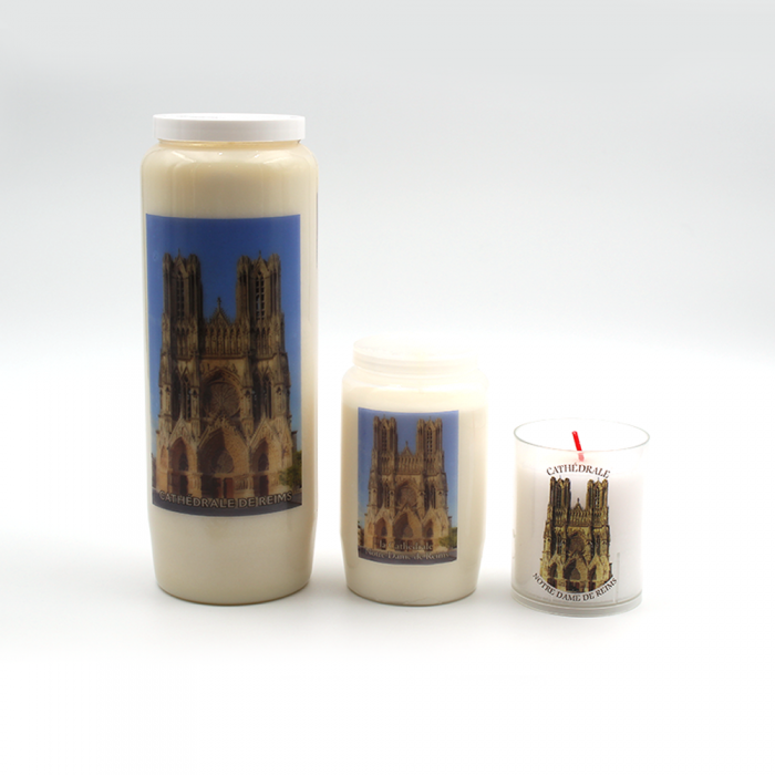 Vôtive candle of cathedral of Reims