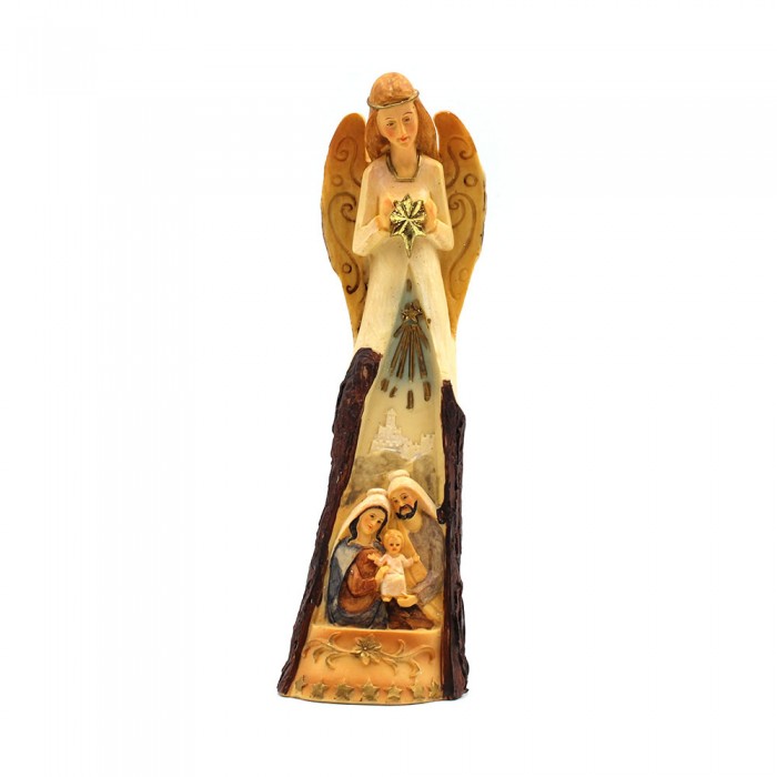 Nativité dans un ange