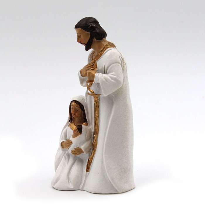 Sainte Famille blanche et or