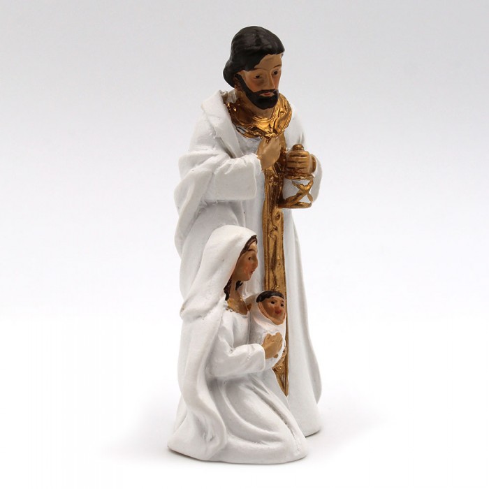 Sainte Famille blanche et or