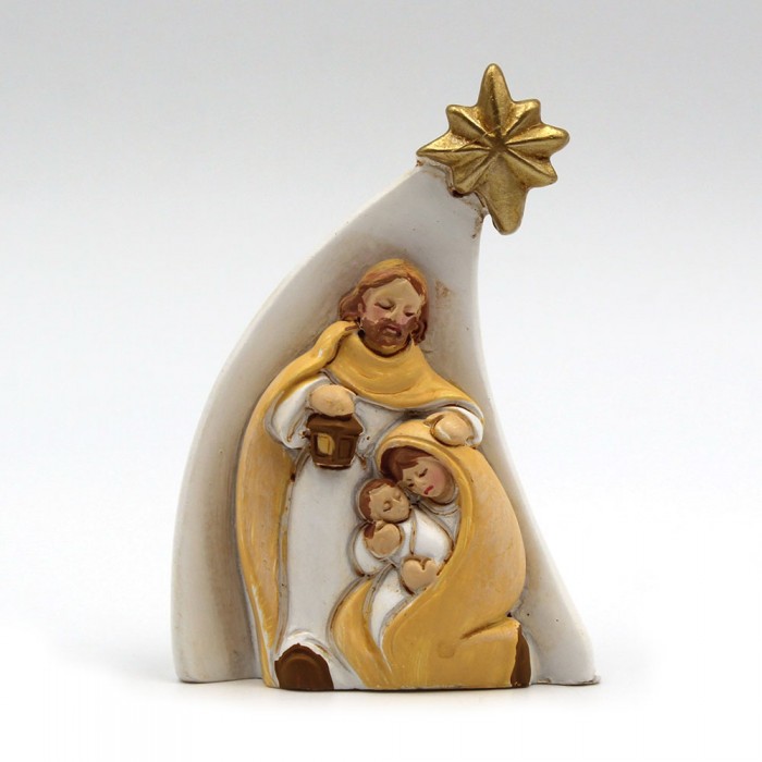 Nativité beige et or
