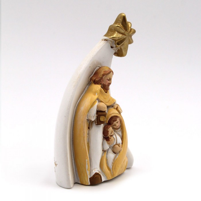 Nativité beige et or