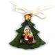 Nativité dans sapin