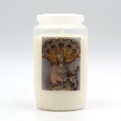 Candle Virgin and Child