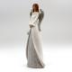 Grand ange blanc et argent