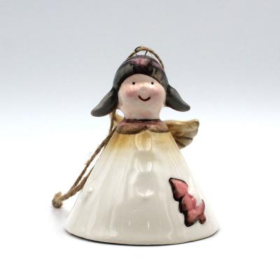Ceramic bell angel