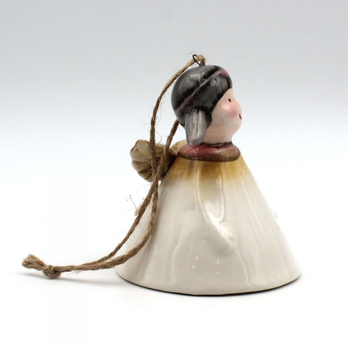 Ange cloche céramique