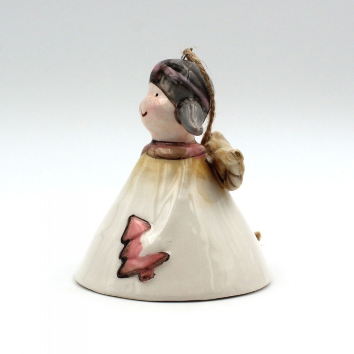 Ange cloche céramique