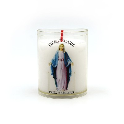 Candle with the Virgin Mary