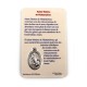 Carte médaille sainte Thérèse