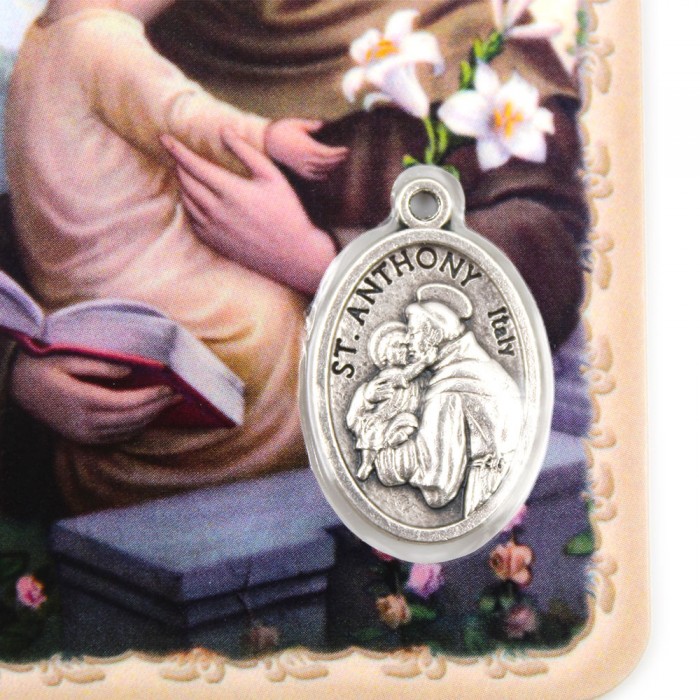 Carte médaille saint Antoine
