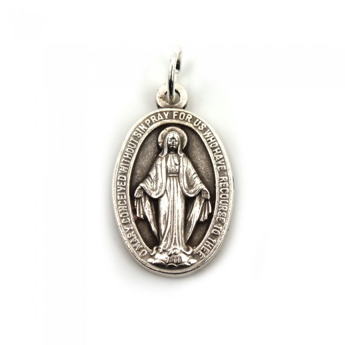 Médaille Vierge Miraculeuse argentée