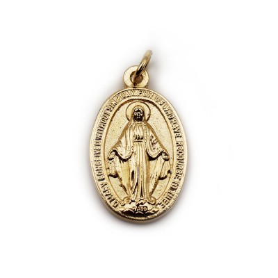 Miraculous Virgin Medal, gold