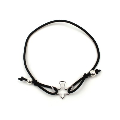 Bracelet colombe argenté