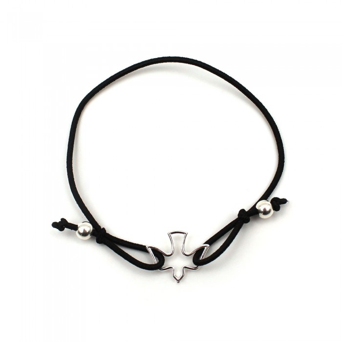 Bracelet colombe argenté