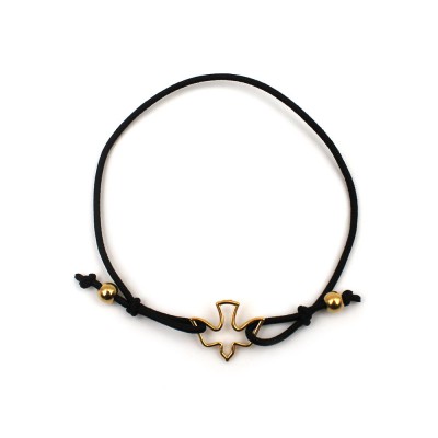 Bracelet colombe doré