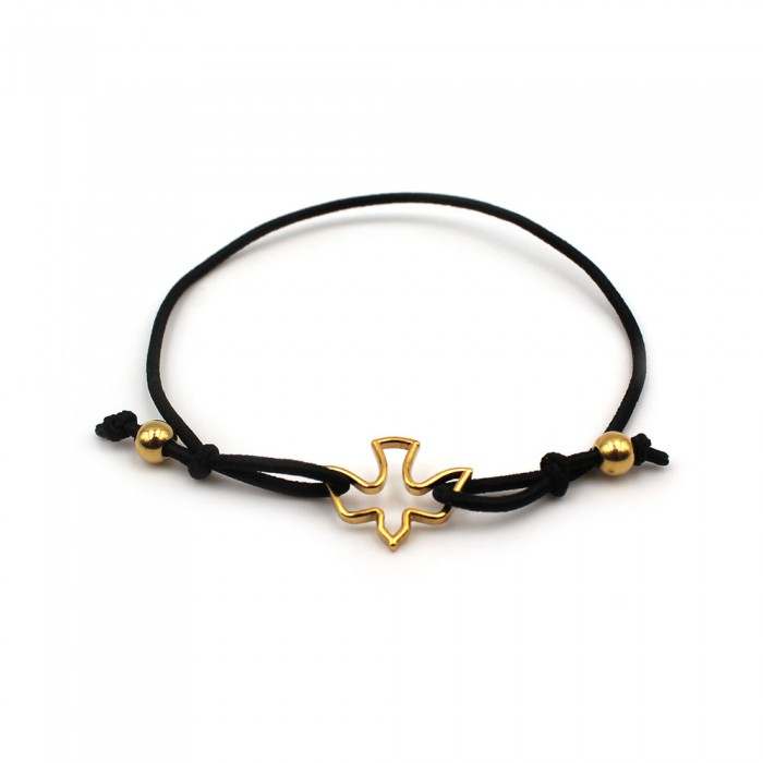 Bracelet colombe doré