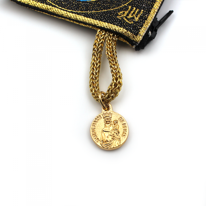 Pochette icône Vierge à l'Enfant, fond noir